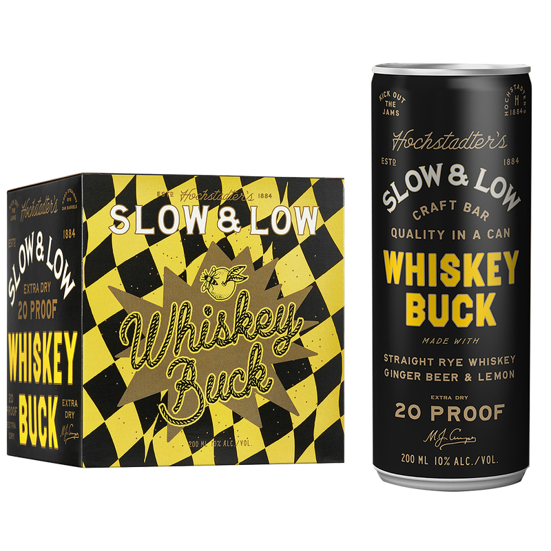 Hochstadter's Slow & Low Whiskey Buck 200ml 4pk