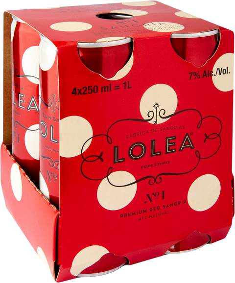 Lolea Premium Red Sangria (4 Pack) 250 ml