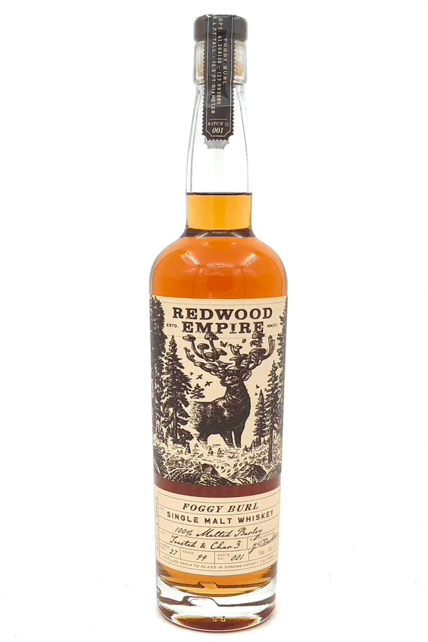 Redwood Empire Foggy Burl Single Malt Whiskey 750ml