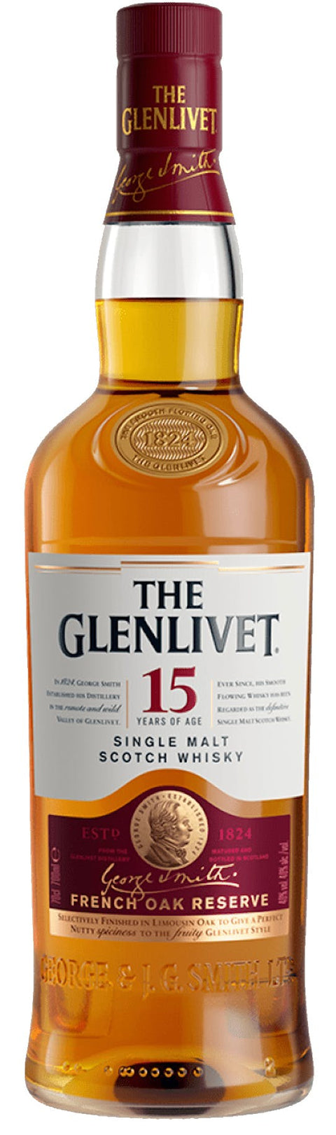 Glenlivet Single Malt Scotch Whisky 15 year 50 ml