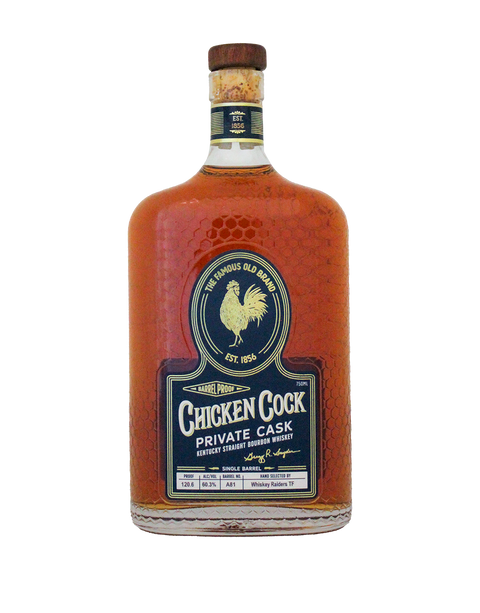 Chicken Cock Raiders Top Flight Private Cask Barrel Proof Kentucky Straight Barrel No A81 750ml