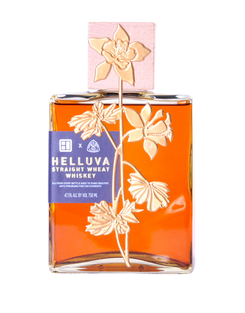 The Block Distilling Co Helluva Straight Wheat Whiskey 750 ML