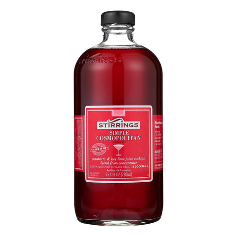 Stirrings Simple Cosmopolitan Cocktail Mix 750ml