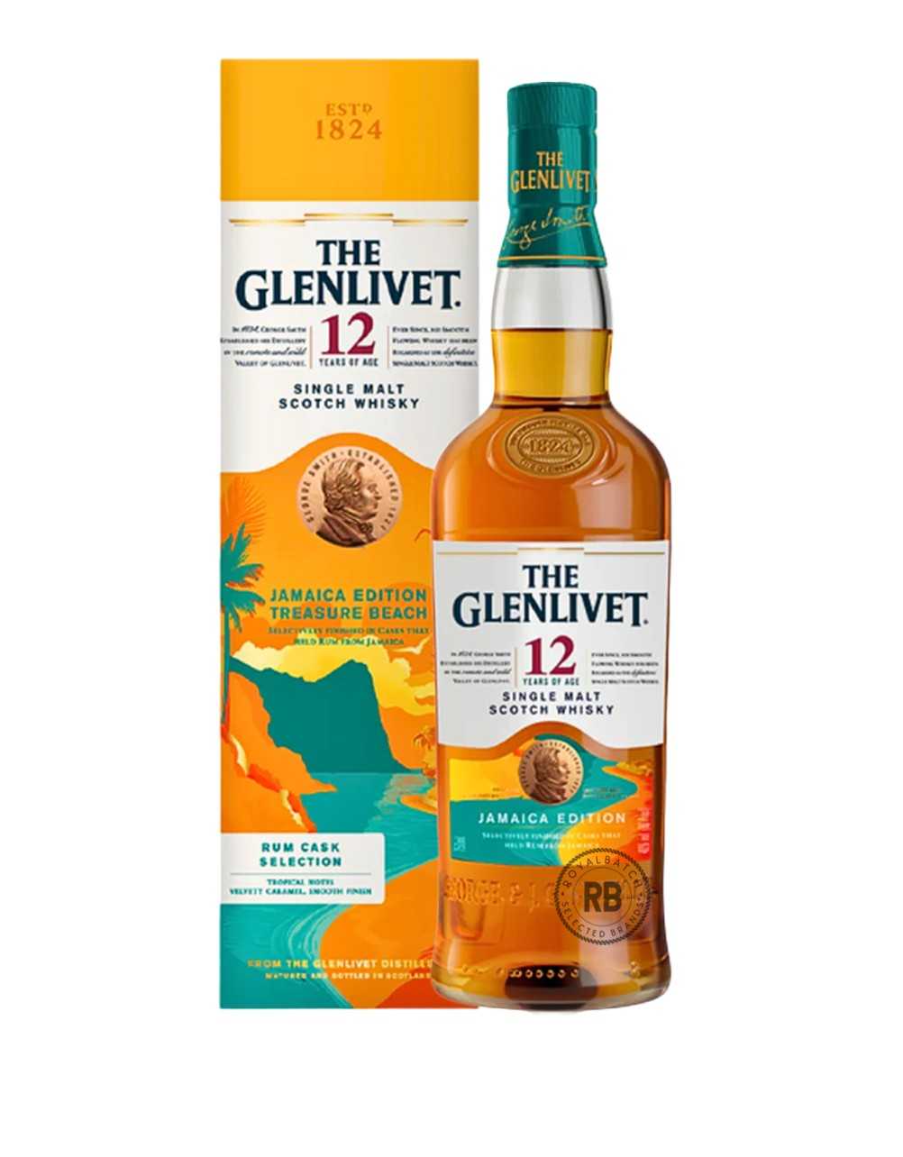 The Glenlivet Jamaica Edition Treasure Beach Rum Cask Selection Single Malt Scotch 12 year 750 ml