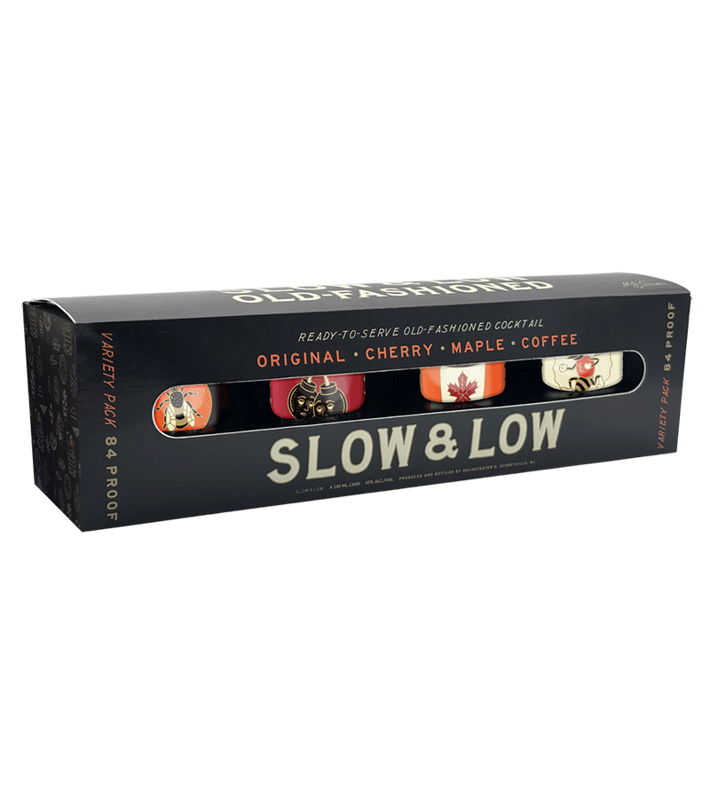 Slow & Low 100ml Variety 4-Pack cans