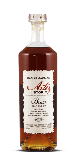 Bas Armagnac Artez Historic Folle Blanche Napoleon Old Vine Single Varietal 750 ml
