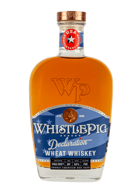 WhistlePig Declaration wheat whiskey 750ml commemorative bottle