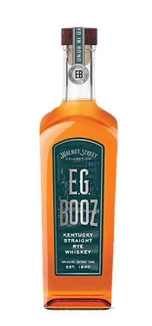 E.G. Booz Rye Whiskey 750ml bottle