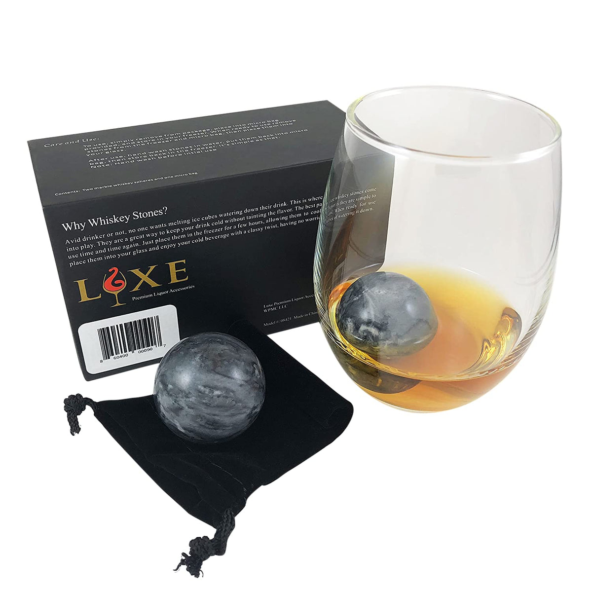 LIQUORVERSE MARBLE WHISKEY STONES