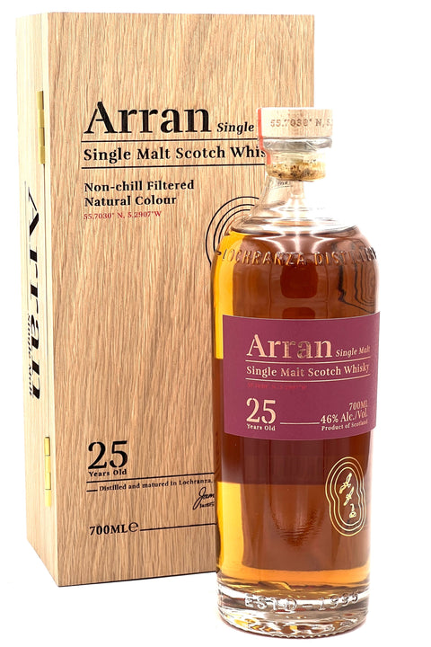 Arran 25 Year Single Malt Scotch Whiskey 750ml