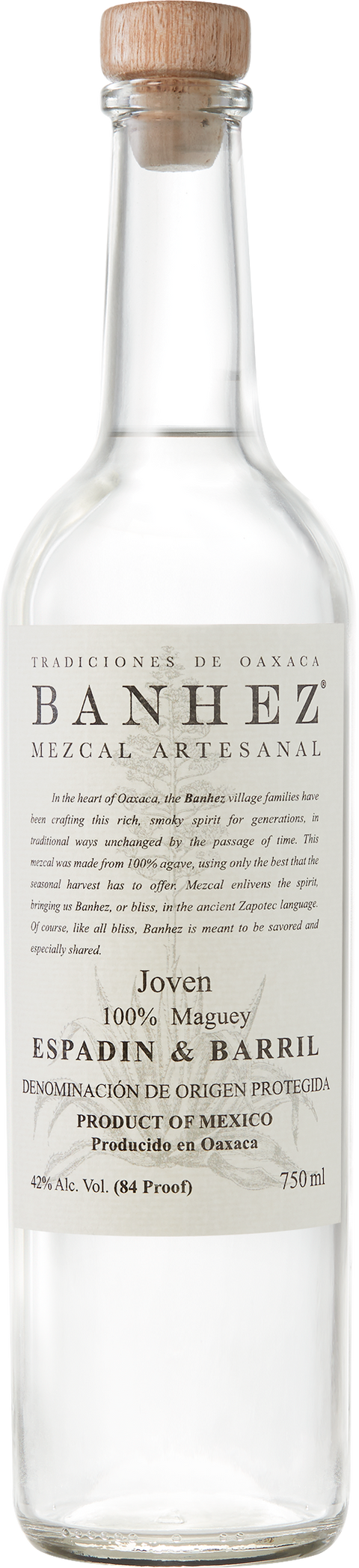 Banhez Mezcal Joven Ensamble 750 ml