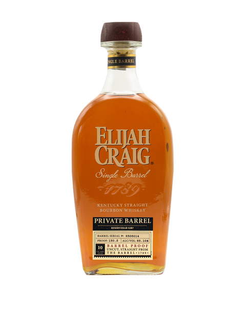 RESERVEBAR - Elijah Craig S2B7 (Barrel no 6305014) 10 year 750 ml