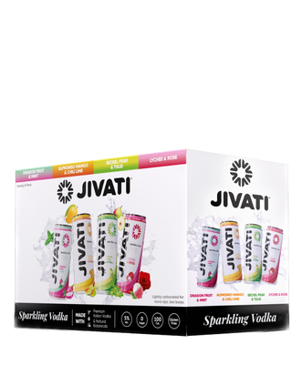 Jivati Jivati Sparkling Vodka Variety (8 Pack) 355 ML