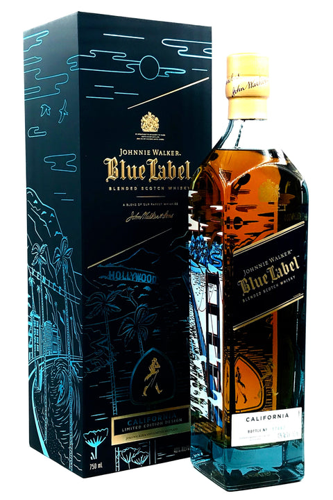 Blue Label Johnnie Walker Blue Label Blended Scotch California Limited Edition 750 ml