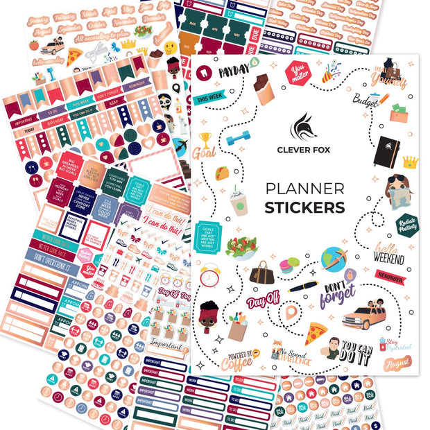 Clever Fox Sticker Pack