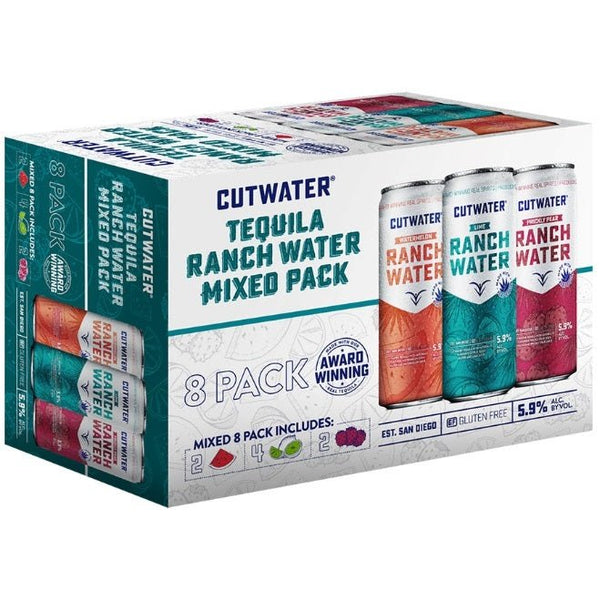 Cutwater Tequila Ranch Water Mixed (8 Pack) 12oz 355 ML