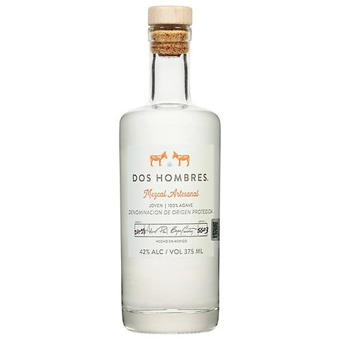 Dos Hombres Mezcal Artesanal Joven  Espadin 375 ml