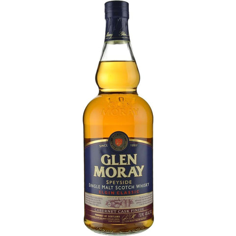 Glen Moray Glen Moray Cabernet Cask Finish Speyside Single Malt Scotch Whisky Elgin Classic 750 ml