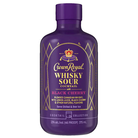 Crown Royal Black Cherry Whisky Sour Cockatil 750 ML