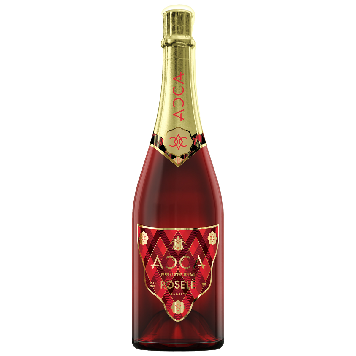 ACCA Rosele Demi-Seco Effervescent Nectar 750ml bottle