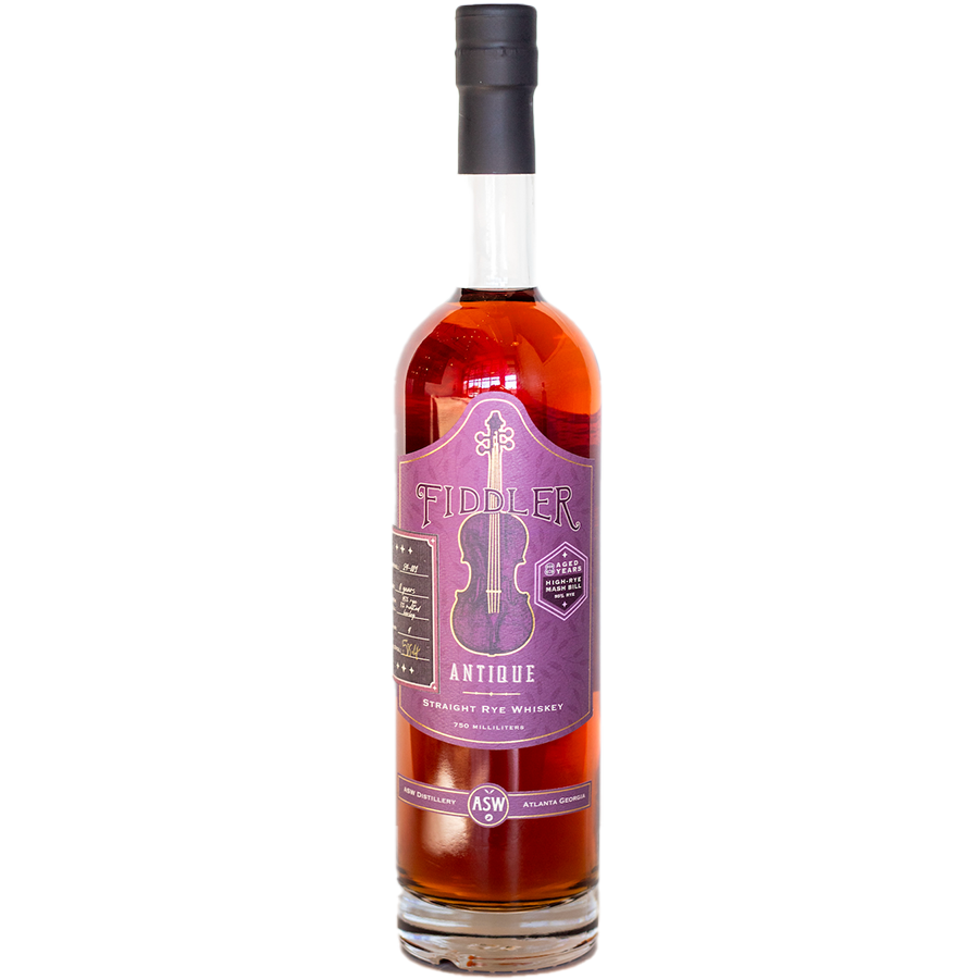 ASW Distillery Fiddler Antique Straight Rye Whiskey 750ml bottle