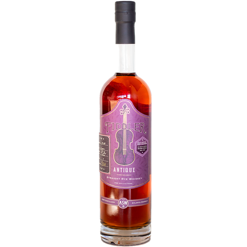 ASW Distillery Fiddler Antique Straight Rye Whiskey 750ml bottle
