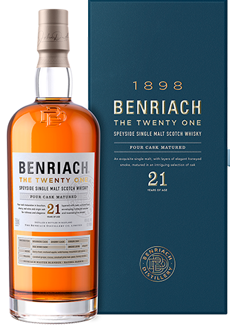 Benriach Speyside Single Malt  21 YR 750ml