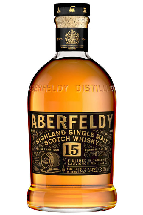 Aberfeldy Finished in Cabernet Sauvignon wine cask limited edition 15 year 750ml