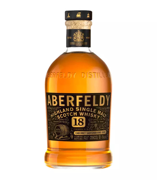 Aberfeldy Finished in Cabernet Sauvignon Wine Casks 18 year 750ml