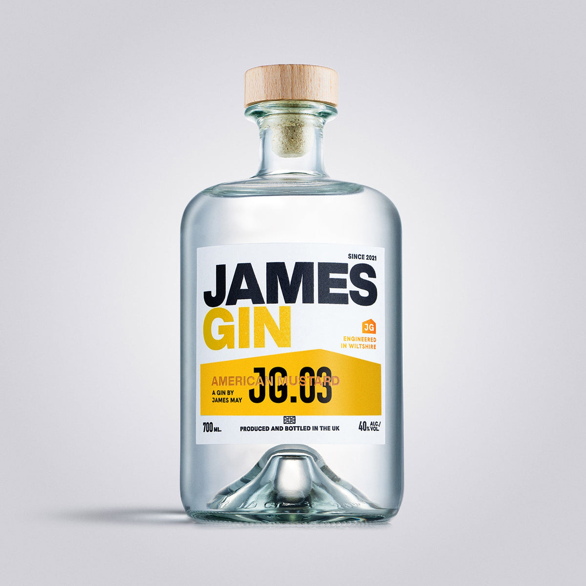 James Gin American Mustard 700ml bottle