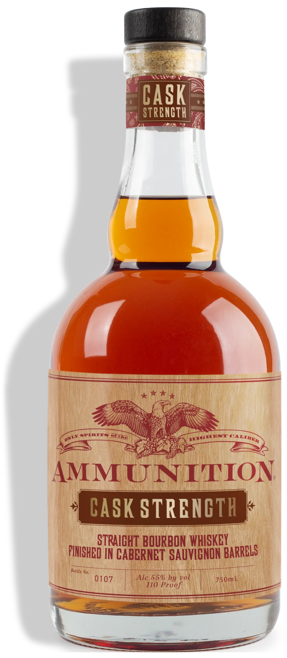 Ammunition Cask Strength Kentucky Straight 750 ML