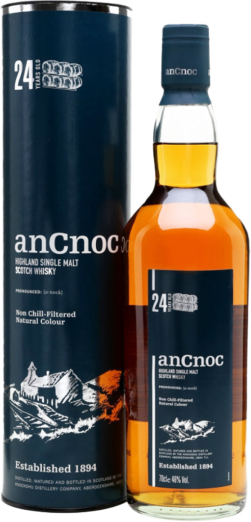 Ancnoc Highland Single Malt Scotch Whisky 24 year 750 ml