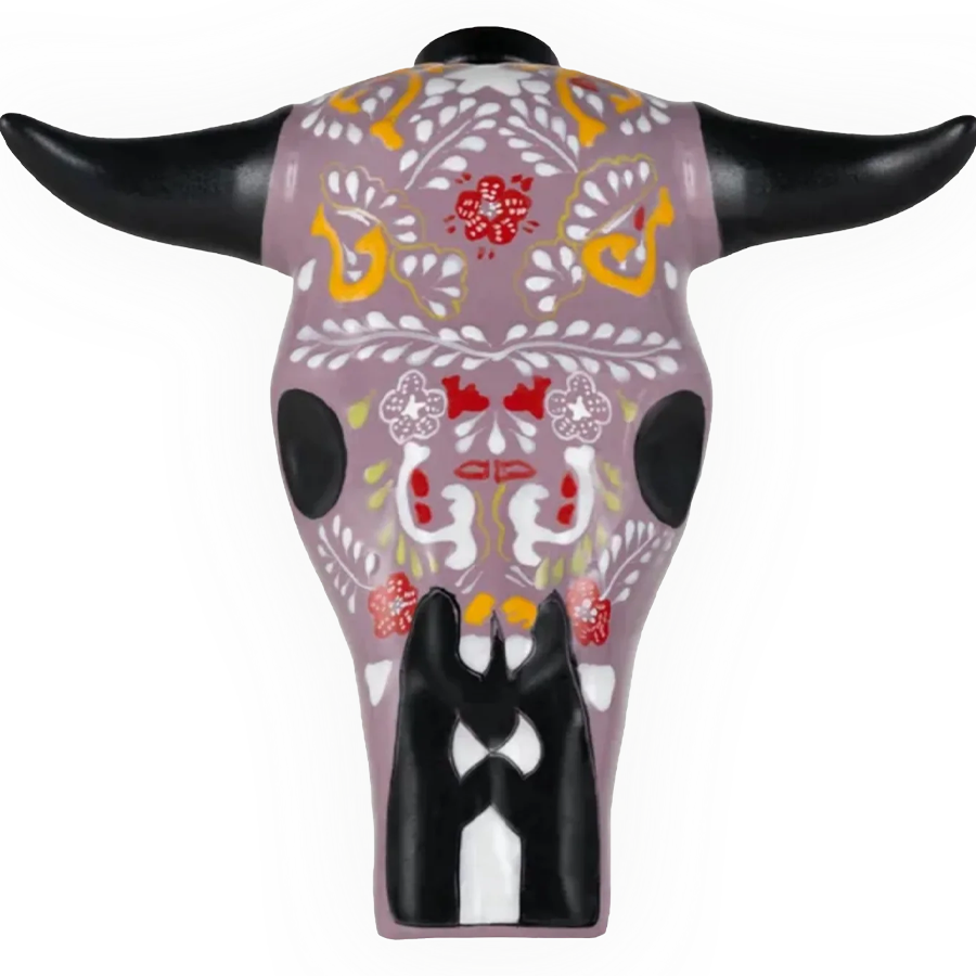 Azulejos Trophy Head Anejo Purple 750 ml bottle