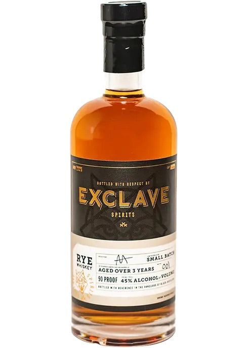 Exclave Spirits Small Batch Rye 3 year 750 ml