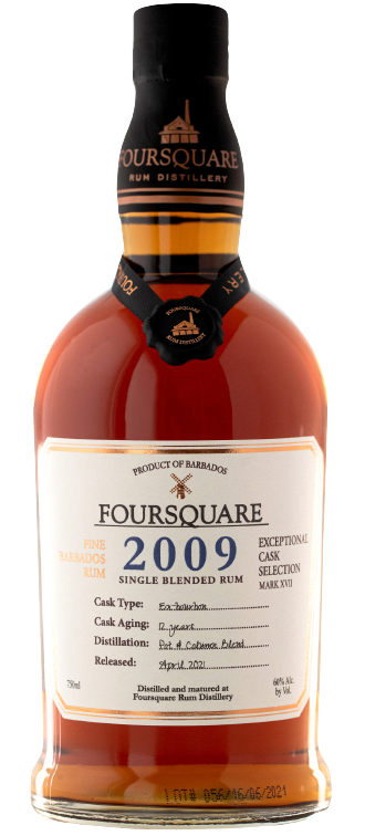 Foursquare Foursquare Single Blended Rum Fine Barbados Rum Exceptional  Cask Selection Mark XVll  2009 12 year 750 ml