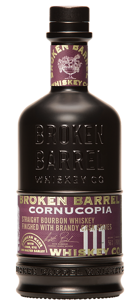 Broken Barrel Whiskey Co. Cornucopia Straight Bourbon Whiskey Finished in Brandy Cask Staves 750ml