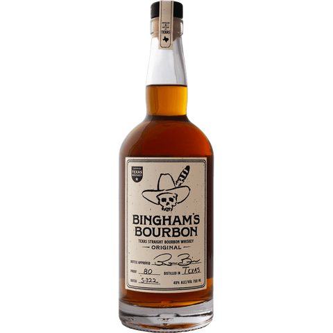 Bingham's Original Texas Straight Bourbon Whiskey 750 ml bottle