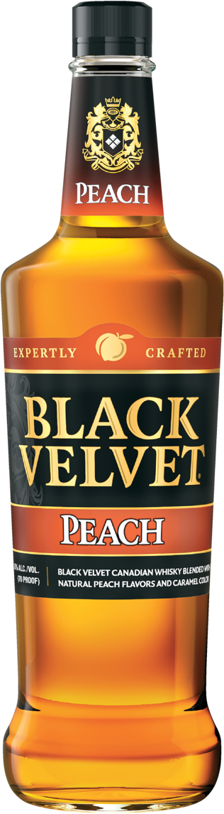 Black Velvet Peach 750ml