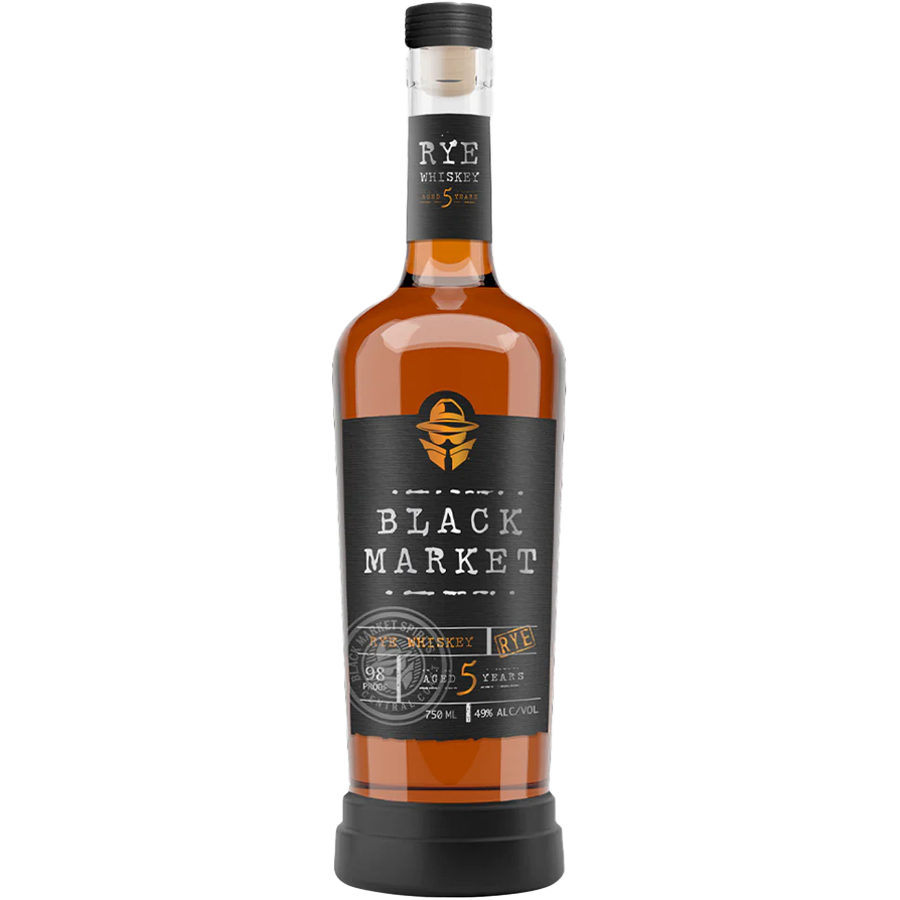 Black Market Rye Whiskey 5 Year 750ml bottle