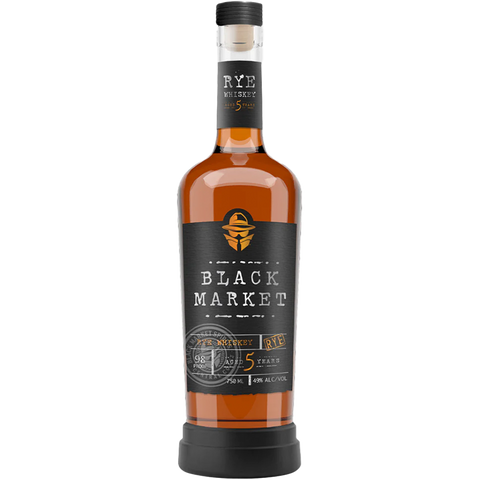 Black Market Rye Whiskey 5 Year 750ml bottle