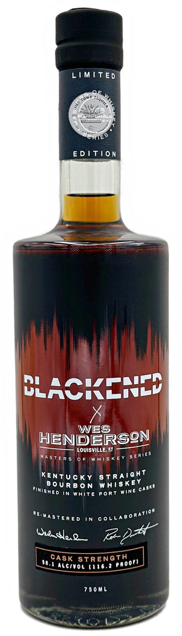 Blackened X Wes Henderson Kentucky Straight Bourbon Cask Strength Limited Edition 750 ml