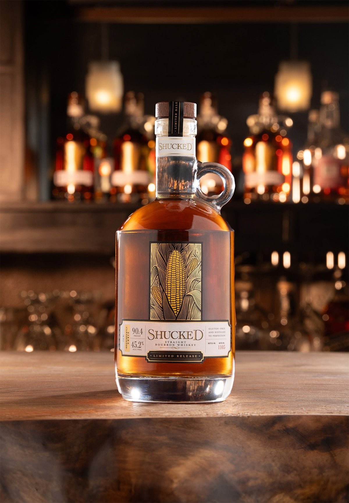 Shucked Straight Bourbon 750ml bottle