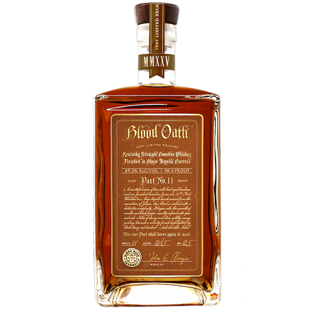 Blood Oath Very Limited Release Pact No 11  Kentucky Staright Bourbon 2025 750 ml