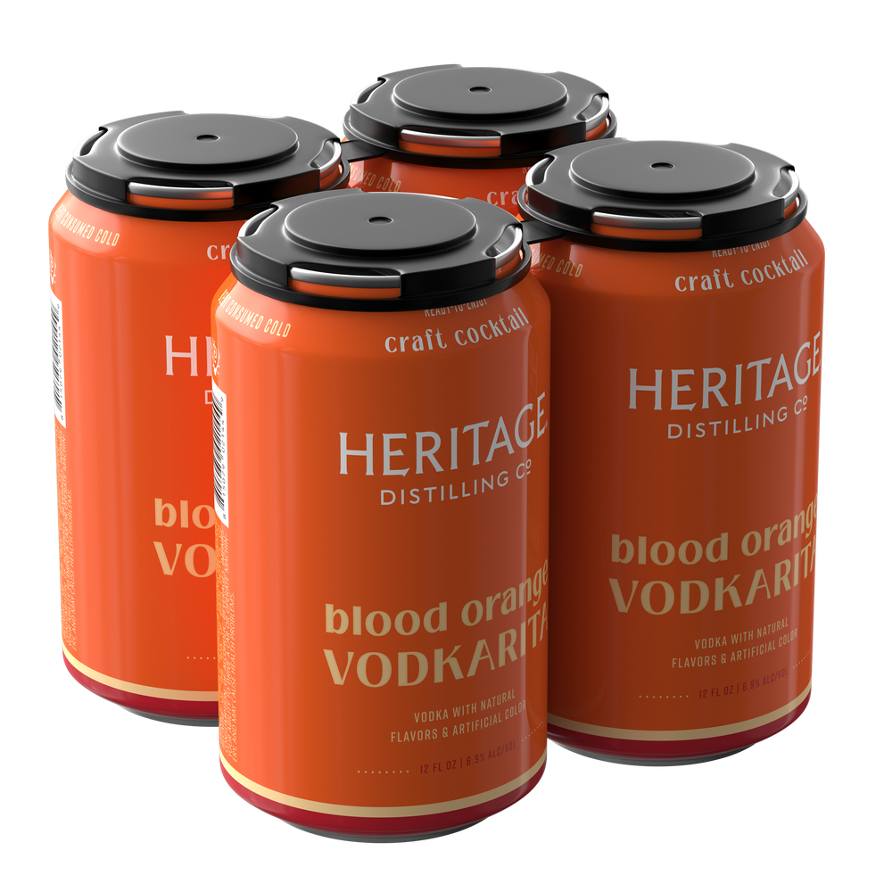 Heritage Distilling Co Blood Orange Vodkarita (4 pack) 12 oz