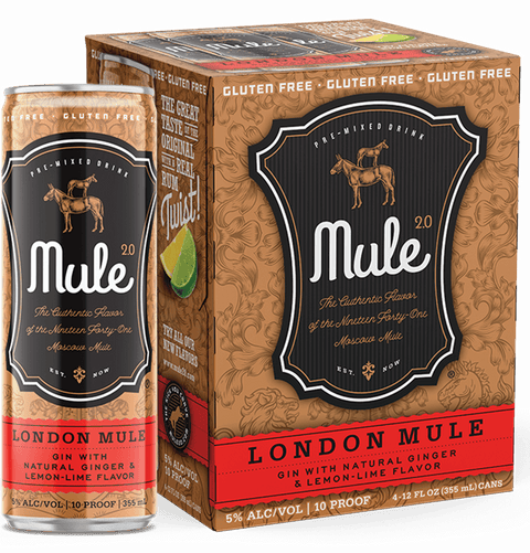 Mule Mule 2.0 London Mule (4 Pack) 12 Fl 10 Proof 355ml