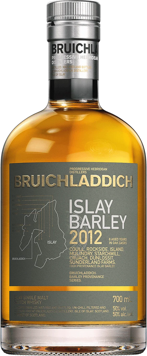 Bruichladdich Islay Barley Unpeated 2012 750ml