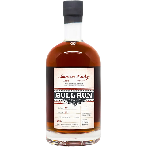 Bull Run American Whiskey Pinot Noir Cask Batch 027 16 Year 750 ml