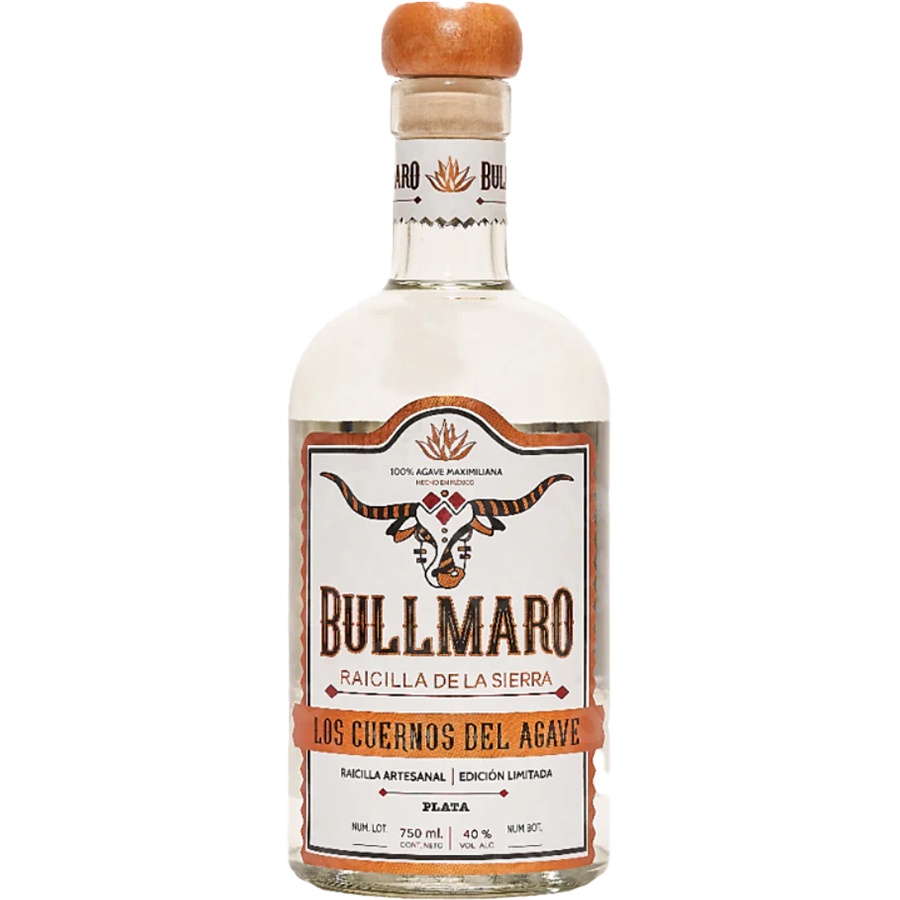 Bullmaro Raicilla De La Sierra Los Cuernos Del Agave Plata 750ml bottle