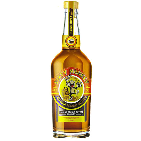 Dirty Monkey Banana Peanut Butter Whiskey 750 ml