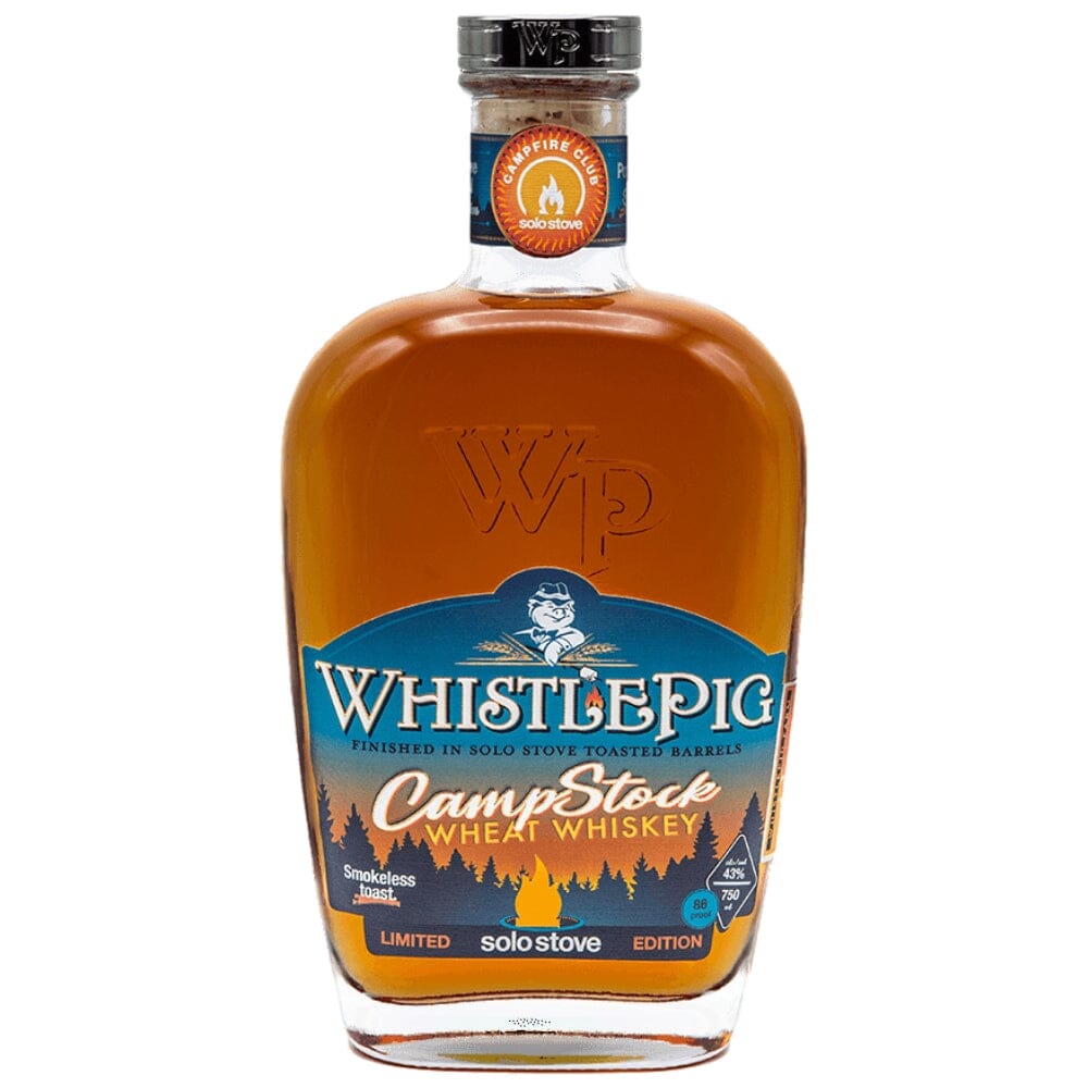 WhistlePig Camp Stock Wheat Whiskey Solo Stove Limited Edition 750ml bottle
